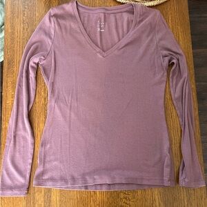 a new day Long Sleeve Tee Lilac size small